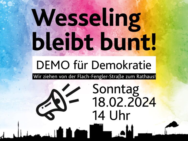 Demo für Demokratie in Wesseling!