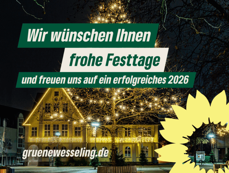 Wir wünschen frohe Festtage und ein gutes Neues Jahr!