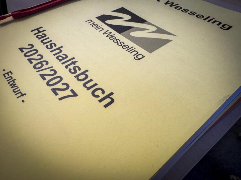 Wir lehnen den Wesselinger Doppelhaushalt 2026/2027 ab